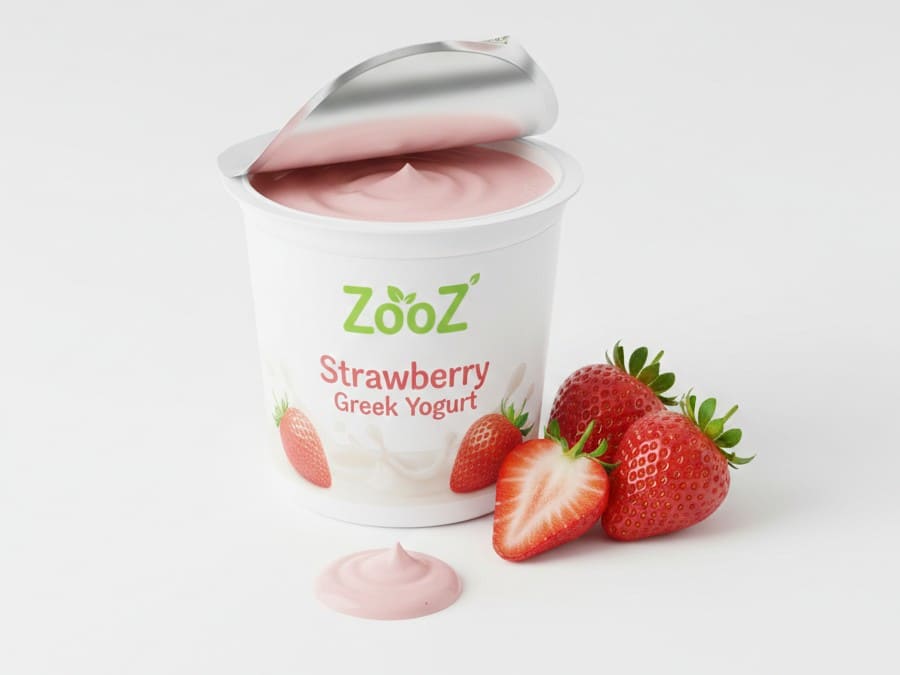ZooZ Strawbary Greek yogurt